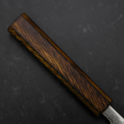 Petty SLD Wave Nickel Damascus Sumi Urushi Handle 135mm