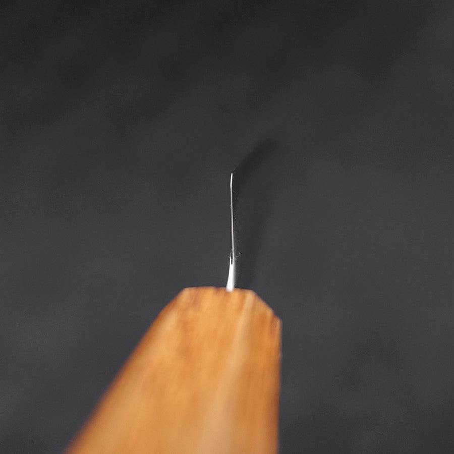 Petty SLD Wave Nickel Damascus Yaki Urushi Handle 135mm