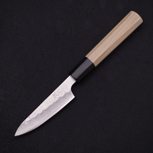 Petty Silver Steel #3 Nashiji Buffalo Magnolia Handle 80mm