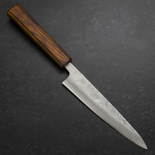 Petty Silver Steel #3 Nashiji Sumi Urushi Handle 150mm