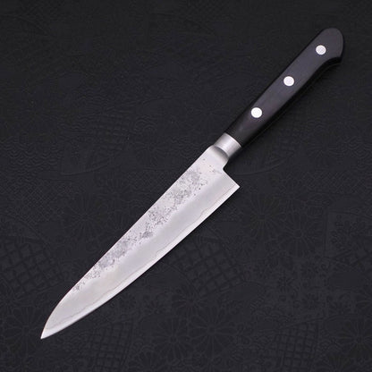 Petty Silver Steel #3 Nashiji Western Black Handle 135mm