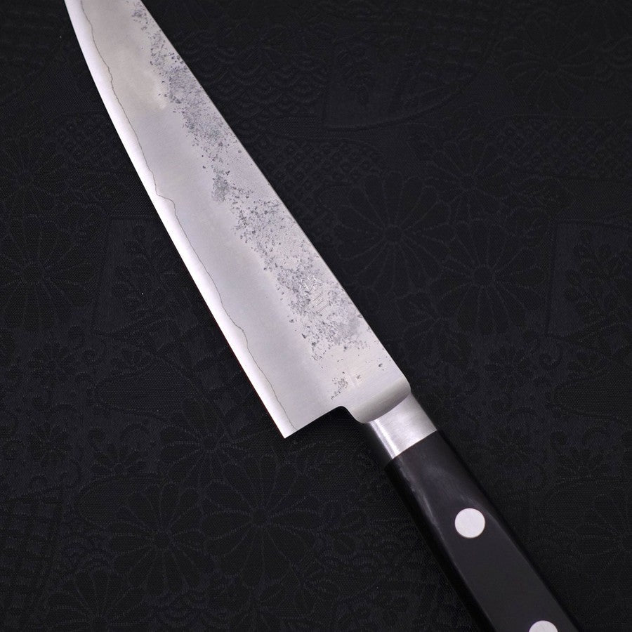 Petty Silver Steel #3 Nashiji Western Black Handle 135mm