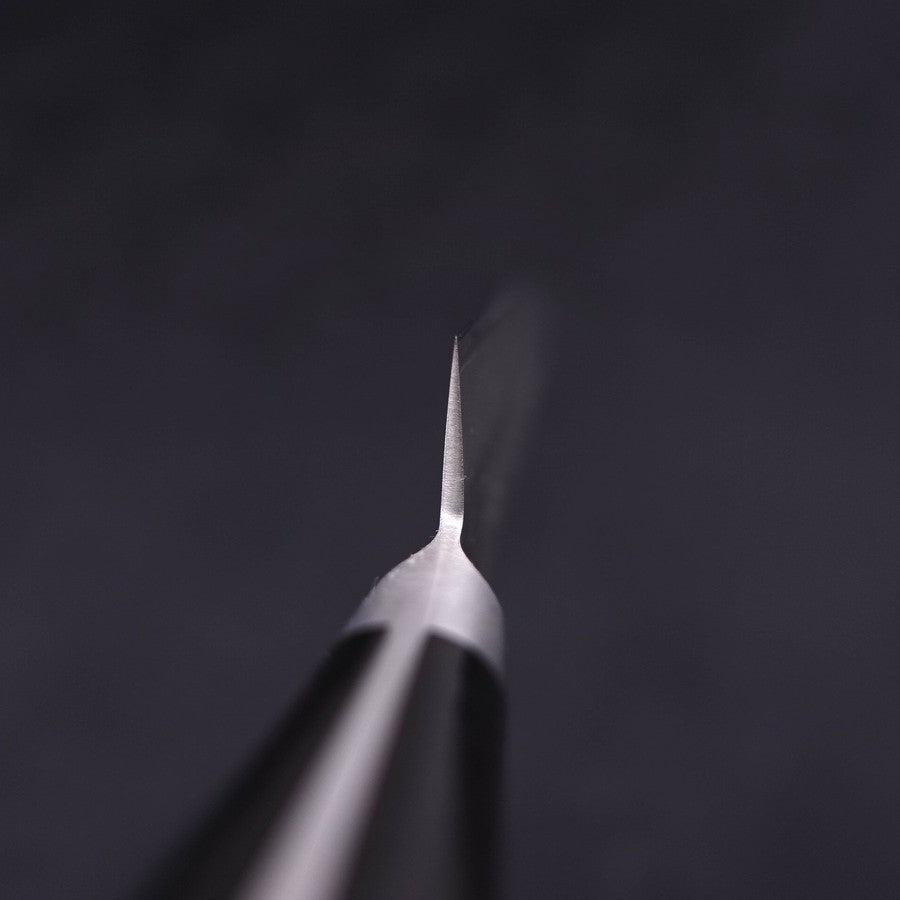 Petty Silver Steel #3 Nashiji Western Black Handle 135mm