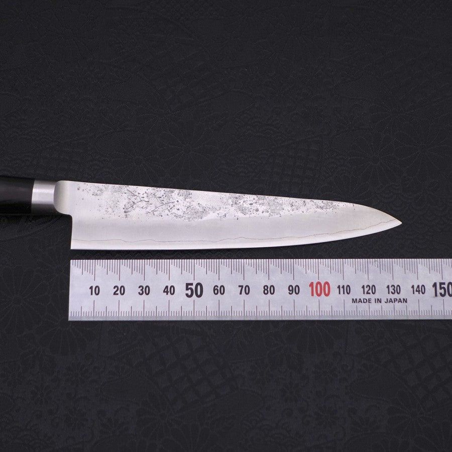 Petty Silver Steel #3 Nashiji Western Black Handle 135mm