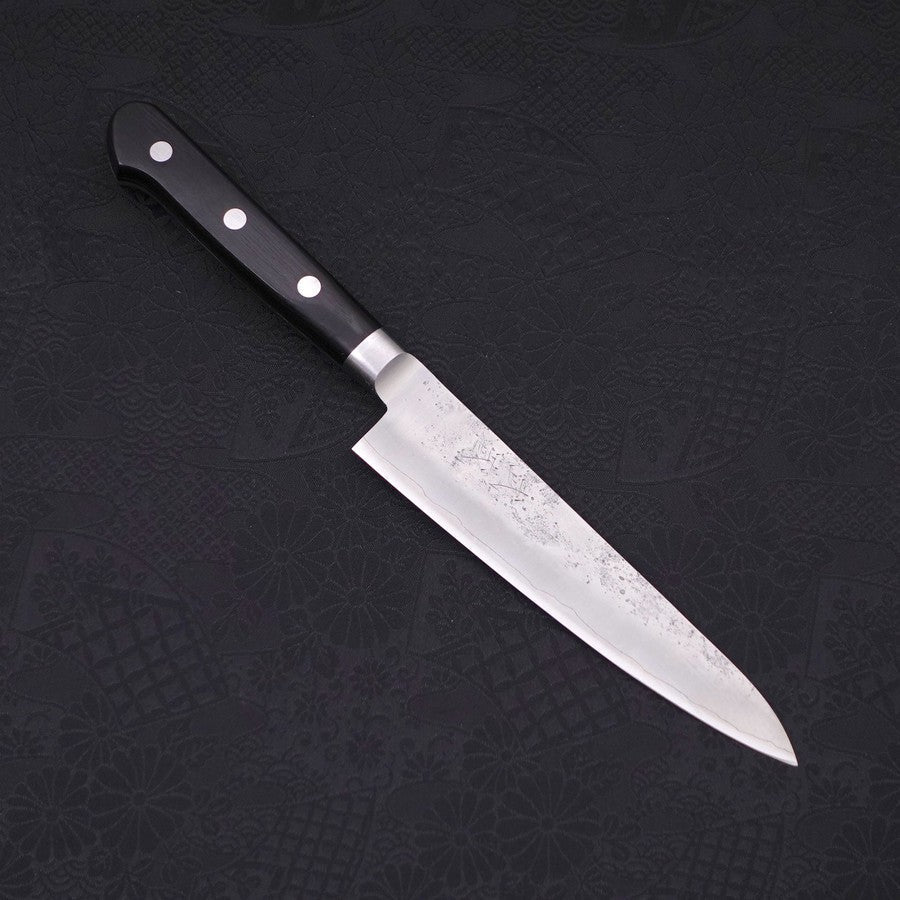 Petty Silver Steel #3 Nashiji Western Black Handle 135mm