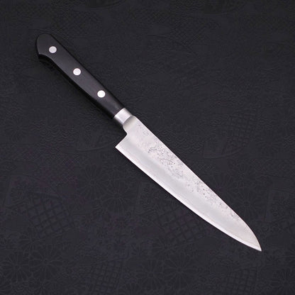 Petty Silver Steel #3 Nashiji Western Black Handle 135mm