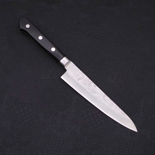 Petty Silver Steel #3 Nashiji Western Black Handle 135mm