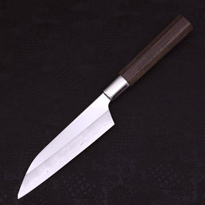Petty Silver Steel #3 Walnut Ichimatsu Handle 135mm