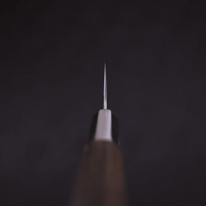 Petty Silver Steel #3 Walnut Ichimatsu Handle 135mm