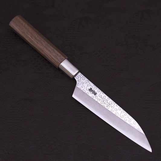 Petty Silver Steel #3 Walnut Karakusa Handle 135mm