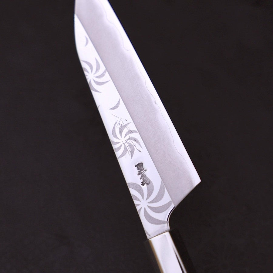 Petty Silver Steel #3 Walnut Kemanmon Handle 135mm