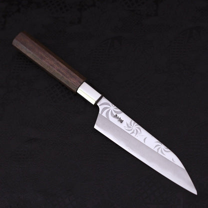 Petty Silver Steel #3 Walnut Kemanmon Handle 135mm