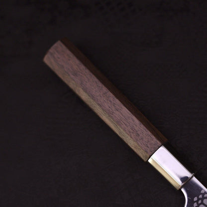 Petty Silver Steel #3 Walnut Kiku Handle 135mm