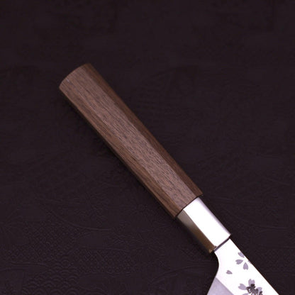 Petty Silver Steel #3 Walnut Sakura Handle 135mm