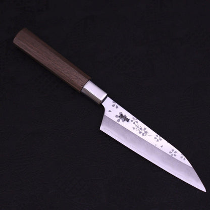 Petty Silver Steel #3 Walnut Sakura Handle 135mm