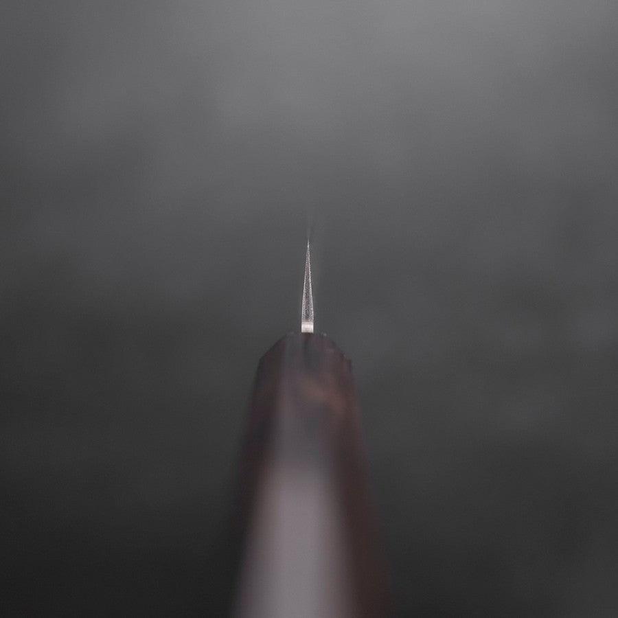 Petty Stainless Clad Blue Super Polished Buffalo Ebony Handle 145mm