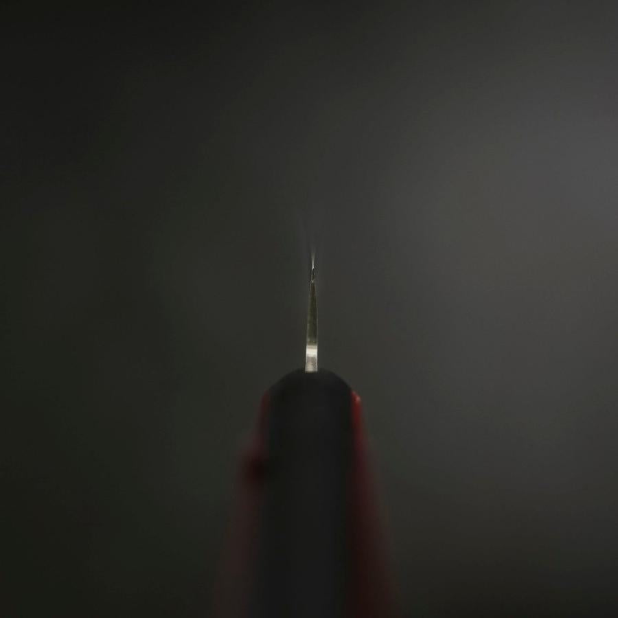 Petty Stainless Clad Blue Super Polished Western Black Red Handle 150mm