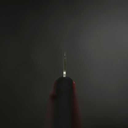 Petty Stainless Clad Blue Super Polished Western Black Red Handle 150mm