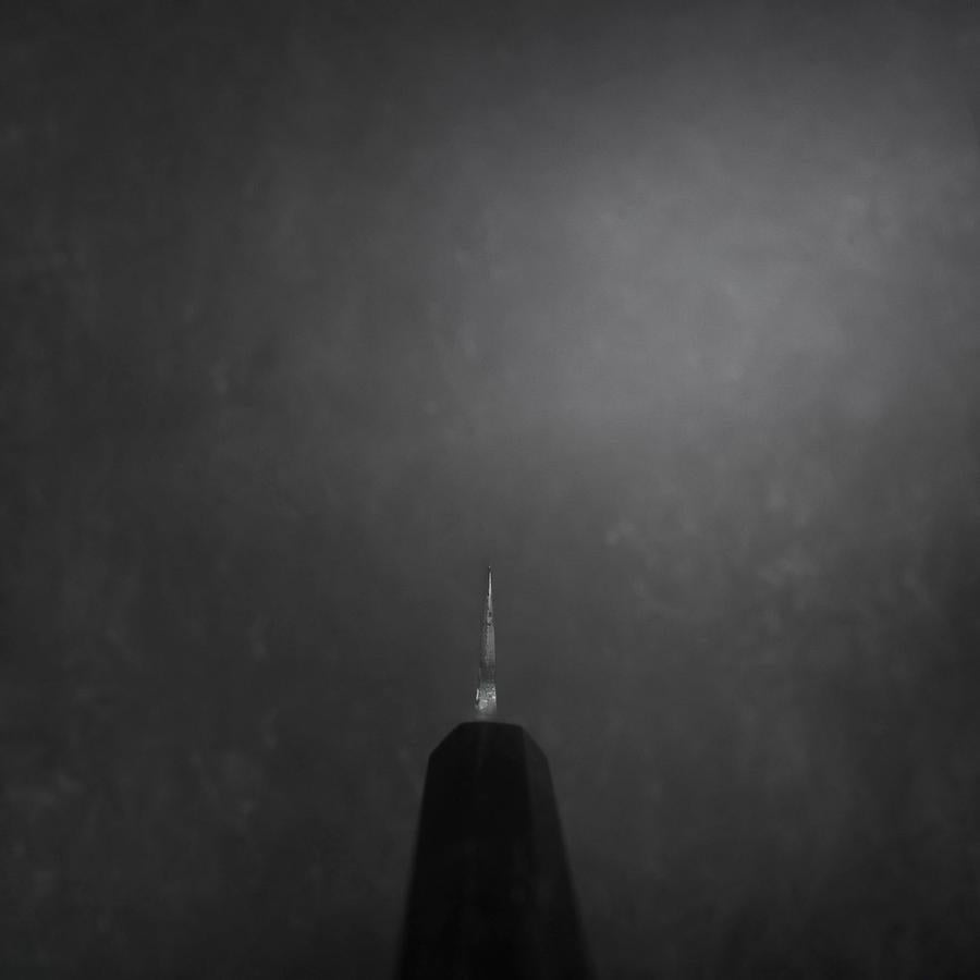 Petty V-Toku 2 Kurouchi Damascus Buffalo Ebony Handle 145mm