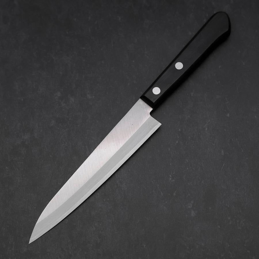 Petty VG-1 Polished Western Black Handle 145mm (Tsuba-nashi)