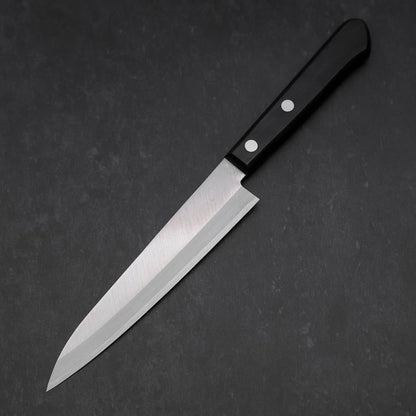 Petty VG-1 Polished Western Black Handle 145mm (Tsuba-nashi)