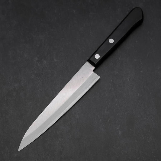 Petty VG-1 Polished Western Black Handle 145mm (Tsuba-nashi)