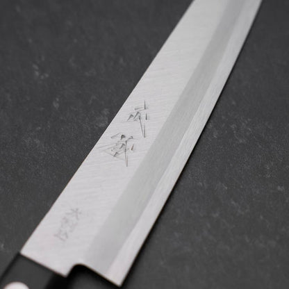 Petty VG-1 Polished Western Black Handle 145mm (Tsuba-nashi)