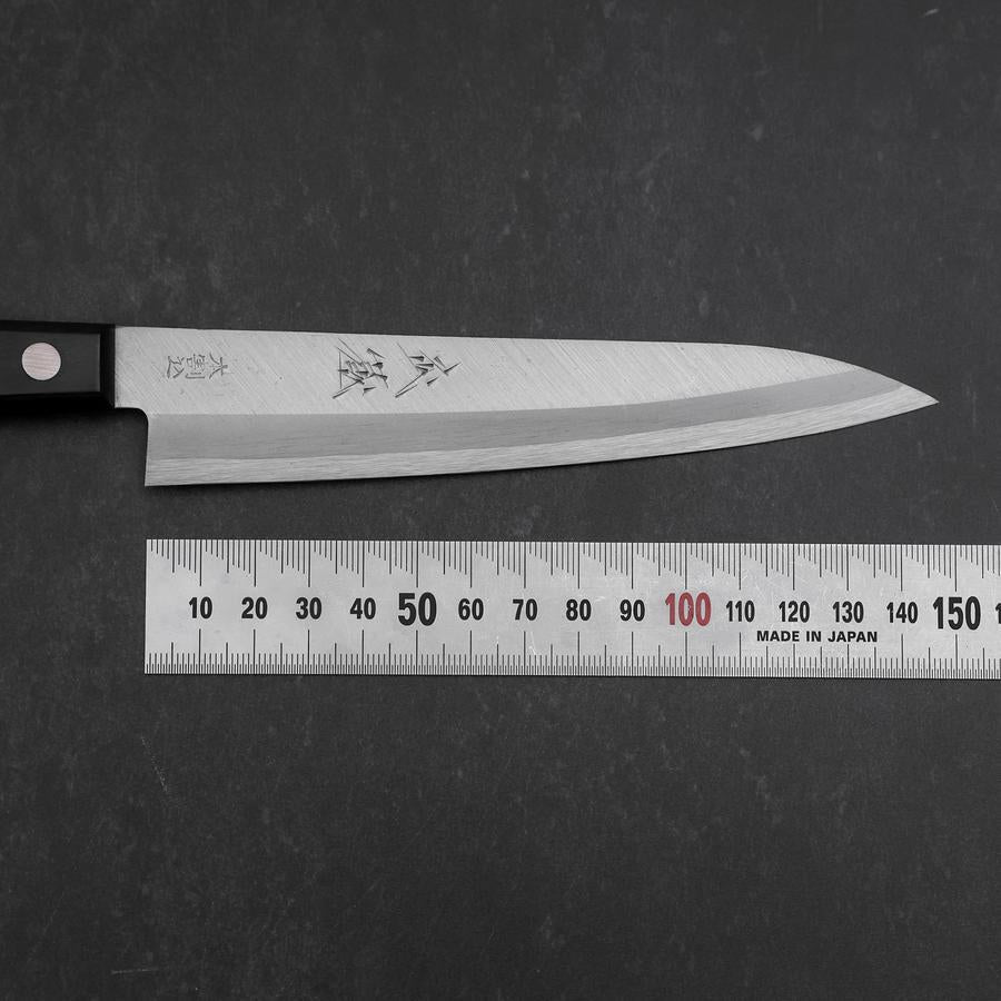 Petty VG-1 Polished Western Black Handle 145mm (Tsuba-nashi)