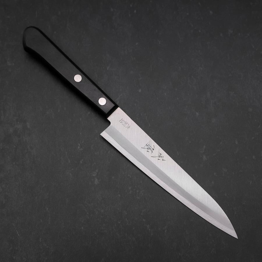 Petty VG-1 Polished Western Black Handle 145mm (Tsuba-nashi)