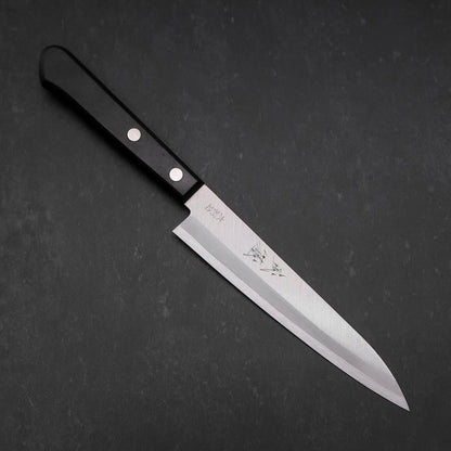 Petty VG-1 Polished Western Black Handle 145mm (Tsuba-nashi)