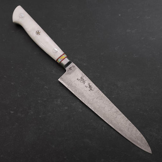Petty VG-10 Damascus Artificial Stone Rainbow Handle 150mm
