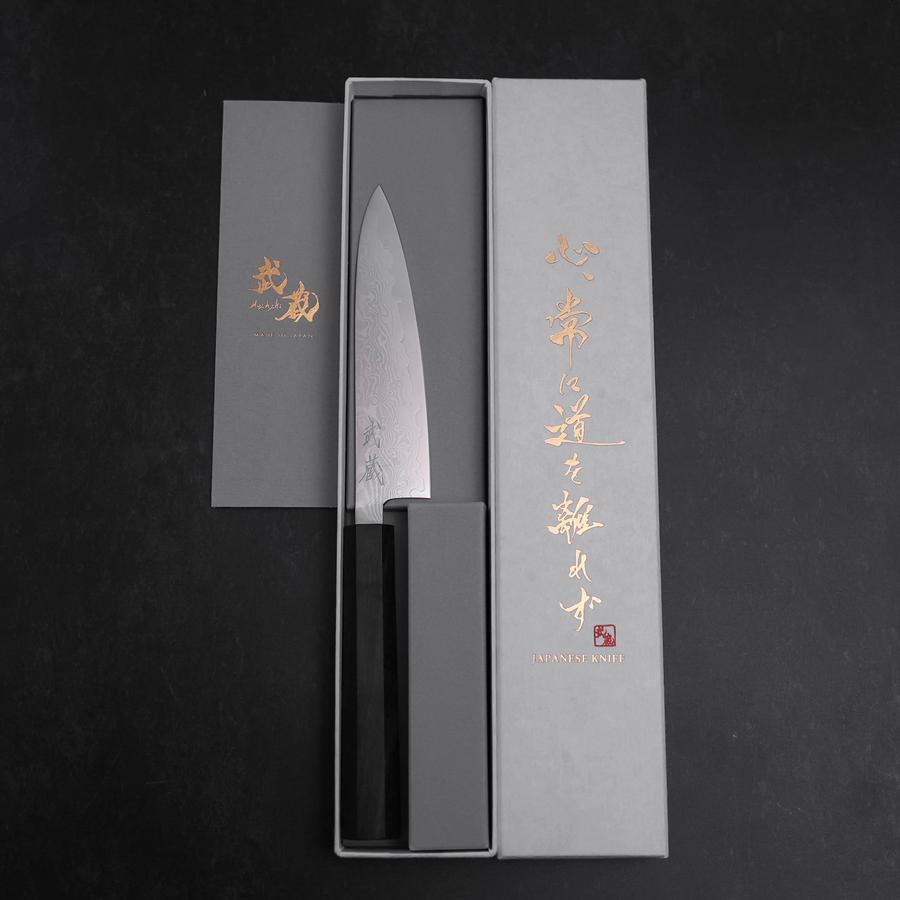 Petty VG-10 Damascus Ashwood Handle 130mm