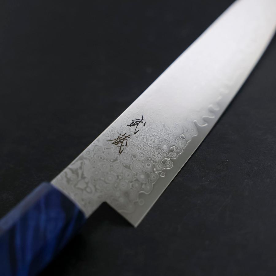 Petty VG-10 Damascus Blue Birch Handle 150mm