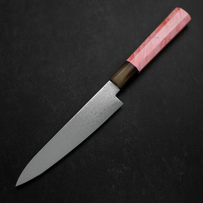 Petty VG-10 Damascus Buffalo Dark Pink Maple Handle 150mm