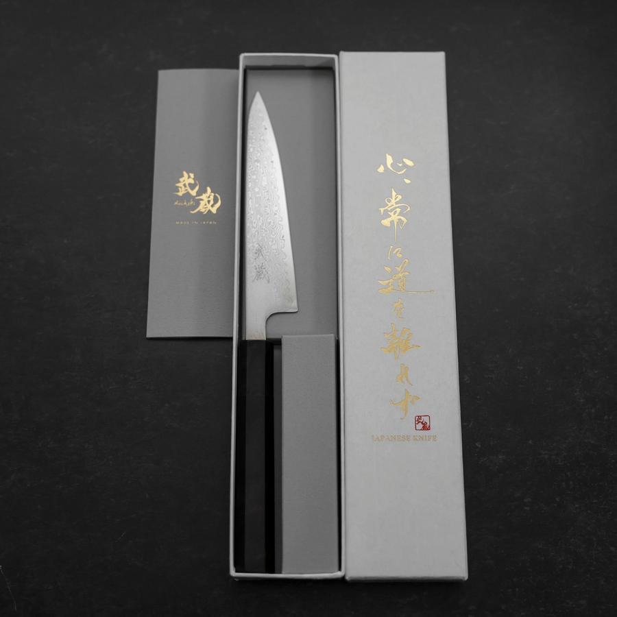 Petty VG-10 Damascus Buffalo Ebony Handle 140mm