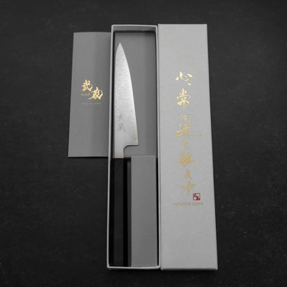 Petty VG-10 Damascus Buffalo Ebony Handle 140mm