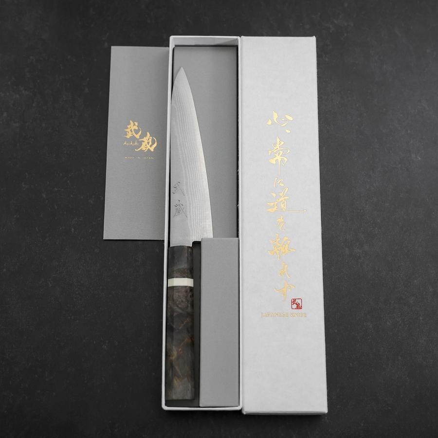 Petty VG-10 Damascus Marbled Maple Handle 150mm