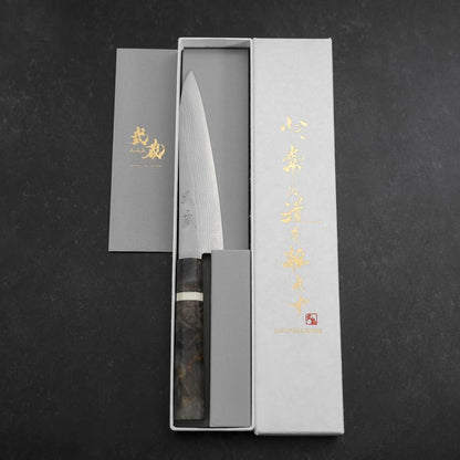 Petty VG-10 Damascus Marbled Maple Handle 150mm