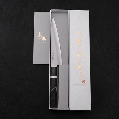 Petty VG-10 Polished Marbled Maple Handle 150mm