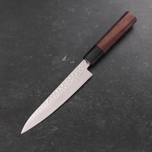 Petty VG-10 Tsuchime Damascus Shitan Handle 150mm