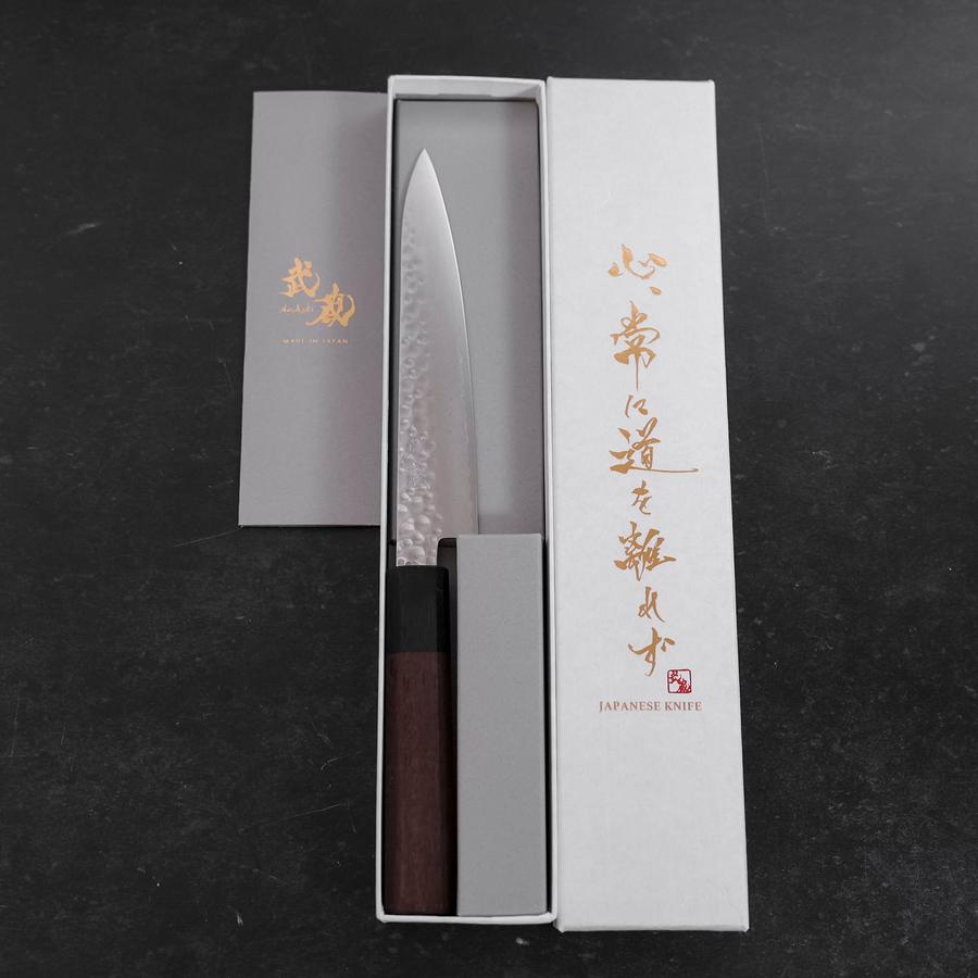 Petty VG-10 Tsuchime Damascus Shitan Handle 150mm