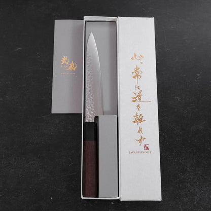 Petty VG-10 Tsuchime Damascus Shitan Handle 150mm