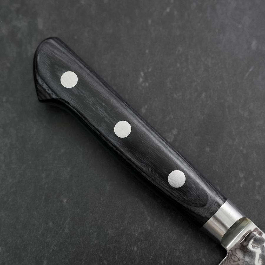 Petty VG-10 Tsuchime Damascus Western-Blue Handle 135mm