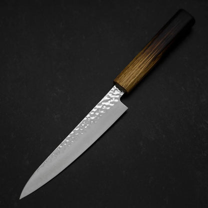 Petty VG-10 Tsuchime Damascus Yaki-Urushi Handle 150mm