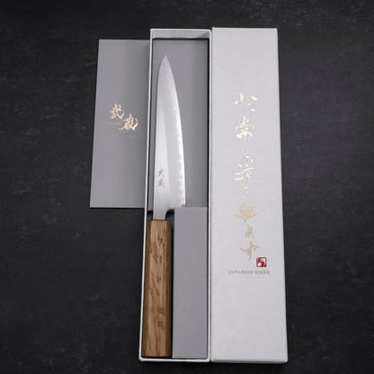 Petty White Steel #1 Polished Oak Handle 150mm