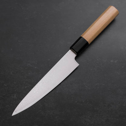 Petty ZA-18 Damascus Buffalo Magnolia Handle 150mm