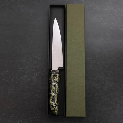 Petty ZA-18 Damascus Ceramics Dragon Handle 150mm