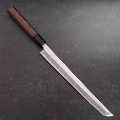 Sakimaru Takohiki Blue Steel #1 Kasumi Buffalo Walnut Handle 270mm