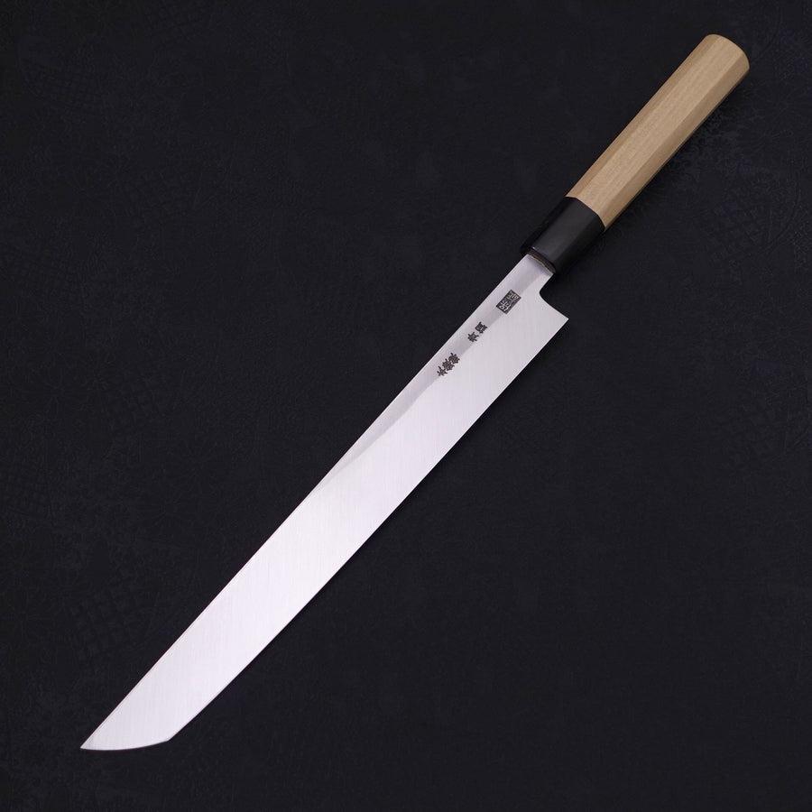 Sakimaru Takohiki Blue Steel #2 Kasumi Buffalo Magnolia Handle 270mm