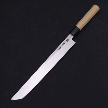 Sakimaru Takohiki Blue Steel #2 Kasumi Buffalo Magnolia Handle 270mm
